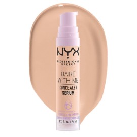 NYX PROFESSIONAL MAKEUP Bare With Me Concealer Serum, Concealer Makeup For Up To 24Hr Hydration - Vanilla NYX PROFESSIONAL MAKEUP Bare With Me Concealer Serum, Concealer Makeup For Up To 24Hr Hydration - Vanilla