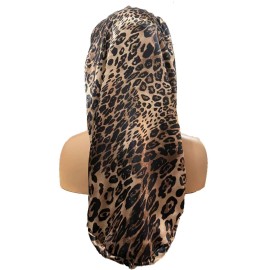 4 Pcs Satin Bonnet for Women, Long Sleep Cap Soft Silky Bonnet for Braids 4 Pcs Satin Bonnet for Women, Long Sleep Cap Soft Silky Bonnet for Braids