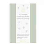 Promptly Journals, A Complete Childhood History: From Pregnancy to 18 Years Old (Aloe Green, Leatherette) | Baby Book and Pregnancy Journal | Baby Memory Book