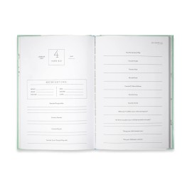 Promptly Journals, A Complete Childhood History: From Pregnancy to 18 Years Old (Aloe Green, Leatherette) | Baby Book and Pregnancy Journal | Baby Memory Book Promptly Journals, A Complete Childhood History: From Pregnancy to 18 Years Old (Aloe Green, Leatherette) | Baby Book and Pregnancy Journal | Baby Memory Book