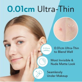 DERMA ANGEL Invisible Pimple Patches for Cystic Acne - Premium Hydrocolloid Acne Patches & Zit Stickers, Cystic Acne Patch with Matte Finish - 240 Count - 3 Sizes Invisible Plus (Clear Patch) DERMA ANGEL Invisible Pimple Patches for Cystic Acne - Premium Hydrocolloid Acne Patches & Zit Stickers, Cystic Acne Patch with Matte Finish - 240 Count - 3 Sizes Invisible Plus (Clear Patch)