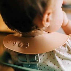 Moonkie Silicone Bibs Set Of 3, BPA Free Soft Adjustable Fit Waterproof Feeding Bibs for Babies and Toddlers(Cream/Buck/Olive Green) Moonkie Silicone Bibs Set Of 3, BPA Free Soft Adjustable Fit Waterproof Feeding Bibs for Babies and Toddlers(Cream/Buck/Olive Green)