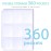 360 Pockets Binder Sleeves Double-Sided 9 Pocket Trading Pages for 3 Ring Binder, Clear Plastic Sleeves for Sport Cards, Business Cards, Game Cards, Photos