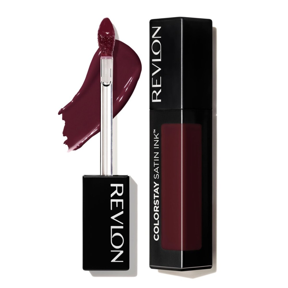 REVLON ColorStay Satin Ink Crown Jewels Liquid Lipstick, Longlasting & Waterproof Lipcolor, Moisturizing Creamy Formula Infused with Black Currant Seed Oil, 035 Reigning Red, 0.17 fl oz. REVLON ColorStay Satin Ink Crown Jewels Liquid Lipstick, Longlasting & Waterproof Lipcolor, Moisturizing Creamy Formula Infused with Black Currant Seed Oil, 035 Reigning Red, 0.17 fl oz.