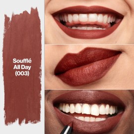 REVLON ColorStay Matte Lite Crayon Lipstick with Built-in Sharpener, Smudge-proof, Water-Resistant Non-Drying Lipcolor, 003 Souffl All Day, 0.049 oz REVLON ColorStay Matte Lite Crayon Lipstick with Built-in Sharpener, Smudge-proof, Water-Resistant Non-Drying Lipcolor, 003 Souffl All Day, 0.049 oz