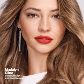 REVLON ColorStay Matte Lite Crayon Lipstick with Built-in Sharpener, Smudge-proof, Water-Resistant Non-Drying Lipcolor, 003 Souffl All Day, 0.049 oz REVLON ColorStay Matte Lite Crayon Lipstick with Built-in Sharpener, Smudge-proof, Water-Resistant Non-Drying Lipcolor, 003 Souffl All Day, 0.049 oz