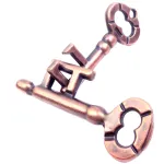 MAGIKON Traditional Brain Teaser, Classical Puzzle Magic Toy (Keys)