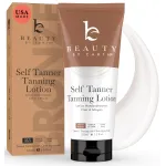 Tanning Lotion Self Tanner - USA Made with Natural and Organic Ingredients Non Toxic Sunless Browning Lotion, Best Gradual Tanner for Men and Women, Streak-Free Fake Tan, Fair to Medium