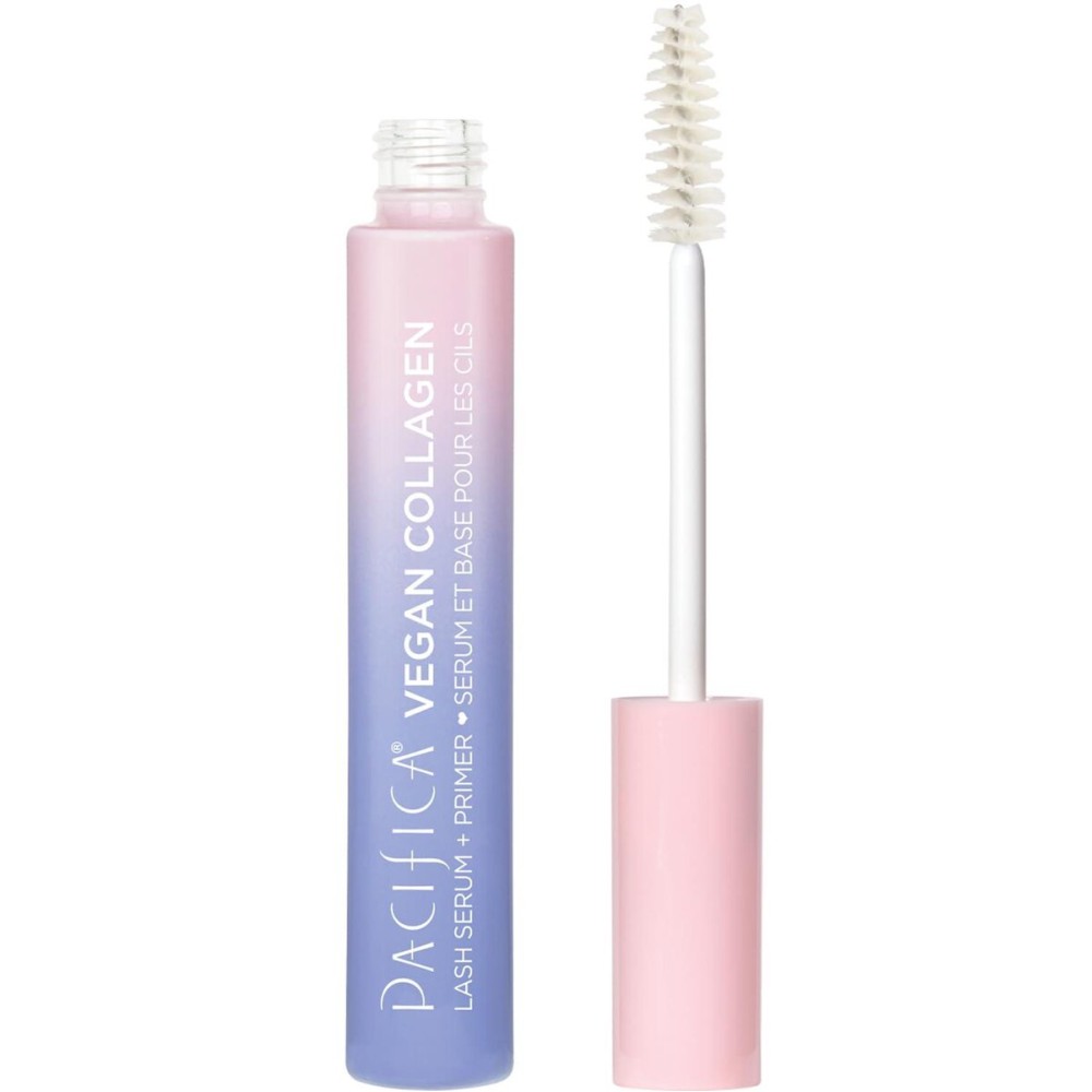 Pacifica Vegan Collagen Eye Lash Serum & Clear Mascara Primer - Conditioning Vitamin B & E Formula for Longer, Fuller Lashes, Eyelash Makeup Cruelty-Free Clean Ophthalmologist Tested Pacifica Vegan Collagen Eye Lash Serum & Clear Mascara Primer - Conditioning Vitamin B & E Formula for Longer, Fuller Lashes, Eyelash Makeup Cruelty-Free Clean Ophthalmologist Tested