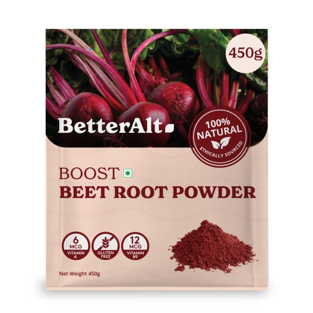 Better Alt Beet Root Powder - 16oz, 100% Natural Nitric Oxide Booster, Beet Juice Powder, Superfood for Healthy Heart, Beets Powder Supplement, Beetroot Powder, 112 Servings,1lb Better Alt Beet Root Powder - 16oz, 100% Natural Nitric Oxide Booster, Beet Juice Powder, Superfood for Healthy Heart, Beets Powder Supplement, Beetroot Powder, 112 Servings,1lb