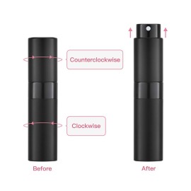 Tekson 7PCS 8ml Travel Perfume Atomizer Refillable, Mini Cologne Spray Bottle Empty, Small Aftershave Sprayer for Liquid Dispenser (Seven Colors) Tekson 7PCS 8ml Travel Perfume Atomizer Refillable, Mini Cologne Spray Bottle Empty, Small Aftershave Sprayer for Liquid Dispenser (Seven Colors)