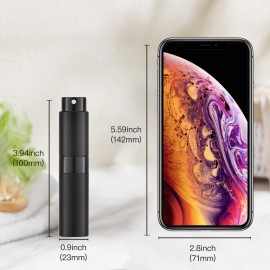Tekson 7PCS 8ml Travel Perfume Atomizer Refillable, Mini Cologne Spray Bottle Empty, Small Aftershave Sprayer for Liquid Dispenser (Seven Colors) Tekson 7PCS 8ml Travel Perfume Atomizer Refillable, Mini Cologne Spray Bottle Empty, Small Aftershave Sprayer for Liquid Dispenser (Seven Colors)