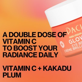 Pacifica Glow Baby Brightening Eye Cream - Vitamin C Under Eye Cream for Dark Circles & Puffiness, Caffeine-Infused Eye Brightener for Tired Eyes Fragrance-Free 0.5 oz Clean Vegan Dermatologist Tested Pacifica Glow Baby Brightening Eye Cream - Vitamin C Under Eye Cream for Dark Circles & Puffiness, Caffeine-Infused Eye Brightener for Tired Eyes Fragrance-Free 0.5 oz Clean Vegan Dermatologist Tested