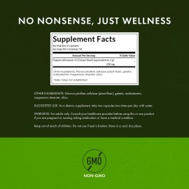 Swanson Pygeum - Herbal Supplement Promoting Male Prostate Health, Bladder, and Urinary Tract Health Support - Mens Health Supplement - (100 Capsules, 125mg Each) 2 Pack