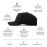melin Odysea Stacked Hydro, Black, Men\'s Performance Snapback Hats, Water-Resistant Fitted Baseball Caps for Men & Women, Golf, Running, or Workout Hat, Medium-Large, Medium-Large