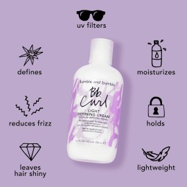 Bumble and bumble. Curl Light Defining Styling Cream | For Moisturized Flexible Curls | Anti Frizz | Curly, Wavy | With Jojaba Oil, Avocado Oil + Coconut Oil | Standard Size, 8.5 Fl Oz