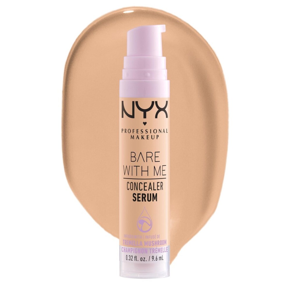 NYX PROFESSIONAL MAKEUP Bare With Me Concealer Serum, Concealer Makeup For Up To 24Hr Hydration - Beige NYX PROFESSIONAL MAKEUP Bare With Me Concealer Serum, Concealer Makeup For Up To 24Hr Hydration - Beige