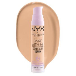 NYX PROFESSIONAL MAKEUP Bare With Me Concealer Serum, Concealer Makeup For Up To 24Hr Hydration - Beige NYX PROFESSIONAL MAKEUP Bare With Me Concealer Serum, Concealer Makeup For Up To 24Hr Hydration - Beige