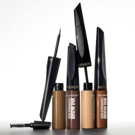 Revlon ColorStay 5-in-1 Semi-Permanent Brow Ink with Spoolie Brush, Waterproof, Transfer-Proof, Eyebrow Makeup, Easy to Remove, 350 Blonde Ink, 0.09 fl oz Revlon ColorStay 5-in-1 Semi-Permanent Brow Ink with Spoolie Brush, Waterproof, Transfer-Proof, Eyebrow Makeup, Easy to Remove, 350 Blonde Ink, 0.09 fl oz