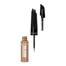 Revlon ColorStay 5-in-1 Semi-Permanent Brow Ink with Spoolie Brush, Waterproof, Transfer-Proof, Eyebrow Makeup, Easy to Remove, 350 Blonde Ink, 0.09 fl oz Revlon ColorStay 5-in-1 Semi-Permanent Brow Ink with Spoolie Brush, Waterproof, Transfer-Proof, Eyebrow Makeup, Easy to Remove, 350 Blonde Ink, 0.09 fl oz