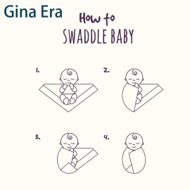 Gina Era Flannel Receiving Blankets, Baby Swaddle Blankets 100% Cotton 4 Pcs One Size 30 X 30 Inch for Baby Boy or Baby Girl (Style11) Gina Era Flannel Receiving Blankets, Baby Swaddle Blankets 100% Cotton 4 Pcs One Size 30 X 30 Inch for Baby Boy or Baby Girl (Style11)