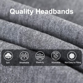 XTREND 4 Packs Wide Headband Fashion Headscarf Bohemian Style Elastic Knotted Non-slip Headband Suitable For Black Women Outdoor Yoga Sports Printed Hair Accessories XTREND 4 Packs Wide Headband Fashion Headscarf Bohemian Style Elastic Knotted Non-slip Headband Suitable For Black Women Outdoor Yoga Sports Printed Hair Accessories