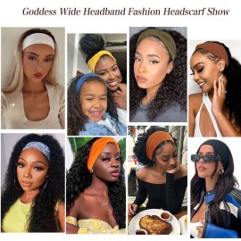 XTREND 4 Packs Wide Headband Fashion Headscarf Bohemian Style Elastic Knotted Non-slip Headband Suitable For Black Women Outdoor Yoga Sports Printed Hair Accessories XTREND 4 Packs Wide Headband Fashion Headscarf Bohemian Style Elastic Knotted Non-slip Headband Suitable For Black Women Outdoor Yoga Sports Printed Hair Accessories