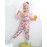 SUNNY PIGGY Baby Girl Clothes Newborn Outfit Infant Winter Fall Letter Print Flower Pants Set Long Sleeve Romper Baby Girl\'s Clothing with Headband 3-6 Months Pink 4PCS