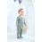 O2 BABY Baby Boys Girls Organic Cotton Zip Front Sleeper Pajamas, Footed Sleep \'n PlayNewborn, Sage