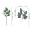 Winlyn 20 Pcs Mixed Artificial Oval Eucalyptus Leaves Bulk with White Seeds Stems and Spray for Vase Floral Wreath Bouquets Wedding Greenery Decoration
