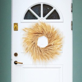 Uieke 17.7 Inches Dried Wheat Stalks, 100 Stems Dried Flowers 100% Natural Wheat for Home Kitchen Wedding Party Table Centerpiece Harvest Wreath Boho Farmhouse DIY Decoration Uieke 17.7 Inches Dried Wheat Stalks, 100 Stems Dried Flowers 100% Natural Wheat for Home Kitchen Wedding Party Table Centerpiece Harvest Wreath Boho Farmhouse DIY Decoration