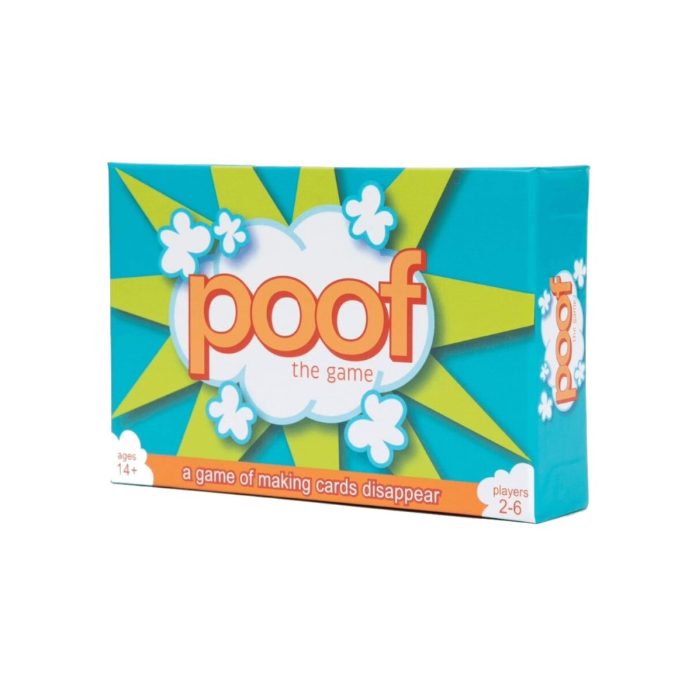 Bidson Games Poof The Game - Quick to Learn, Easy to Play Casual Card Game for Friends and Family Alike, Groups Large and Small - Game Nights, Parties, Gifts, and Travel Bidson Games Poof The Game - Quick to Learn, Easy to Play Casual Card Game for Friends and Family Alike, Groups Large and Small - Game Nights, Parties, Gifts, and Travel