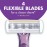 BIC Soleil Escape Women\'s Disposable 4-Blade Razors, Lavender & Eucalyptus Scented Handles, Smooth Shave, 12-Pack, Ideal Womens Shaving Gift Set