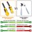 Dinneractive Utensil Set for Kids - Construction Themed Toddler Forks and Spoons, Toddler Utensils - 2-Piece Set - Yellow Construction Utensils For Toddlers - Loader & Tractor Toddler Spoons and Forks