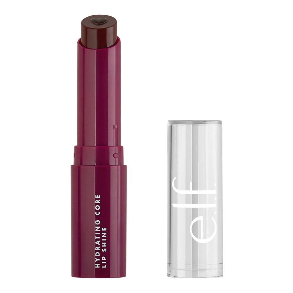 e.l.f. Hydrating Core Lip Shine, Conditioning & Nourishing Lip Balm, Sheer Color Tinted Chapstick, Ecstatic, 0.09 Oz e.l.f. Hydrating Core Lip Shine, Conditioning & Nourishing Lip Balm, Sheer Color Tinted Chapstick, Ecstatic, 0.09 Oz