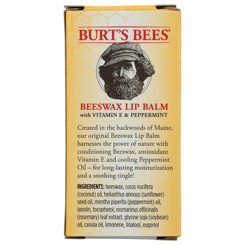 Burt\'s Bees Lip Balm, Beeswax Burt\'s Bees Lip Balm, Beeswax