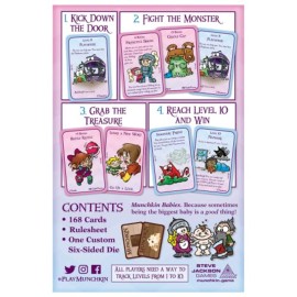Munchkin Babies Card Game, Family Card Game, Adult, Kids, & Family Game, Fantasy Adventure Card Game, Roleplaying Game, Ages 10+, 3-6 Players, Avg Play Time 120 Min, Steve Jackson Games Munchkin Babies Card Game, Family Card Game, Adult, Kids, & Family Game, Fantasy Adventure Card Game, Roleplaying Game, Ages 10+, 3-6 Players, Avg Play Time 120 Min, Steve Jackson Games