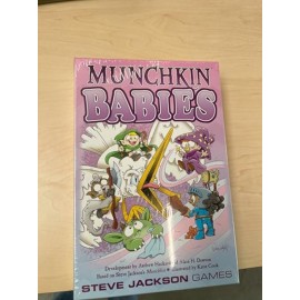 Munchkin Babies Card Game, Family Card Game, Adult, Kids, & Family Game, Fantasy Adventure Card Game, Roleplaying Game, Ages 10+, 3-6 Players, Avg Play Time 120 Min, Steve Jackson Games Munchkin Babies Card Game, Family Card Game, Adult, Kids, & Family Game, Fantasy Adventure Card Game, Roleplaying Game, Ages 10+, 3-6 Players, Avg Play Time 120 Min, Steve Jackson Games