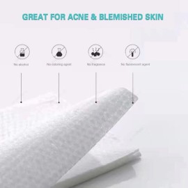 MSOEUESO Soft Dry Wipes Cotton Facial Tissues, 100 Count Disposable Face Towel, Cotton Clean Towels for Sensitive Skin, Facial Cleansing, Makeup Removing, Surface Cleaning MSOEUESO Soft Dry Wipes Cotton Facial Tissues, 100 Count Disposable Face Towel, Cotton Clean Towels for Sensitive Skin, Facial Cleansing, Makeup Removing, Surface Cleaning
