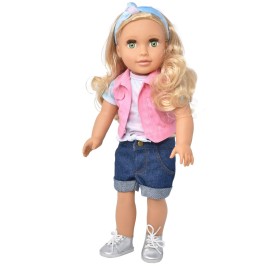 Gift Boutique 18 Inch Girl Doll, Fashion Doll with Fine Blond Hair for Styling Clothes Shoes and Accessories Princess Doll for Girls and Kids Gift Boutique 18 Inch Girl Doll, Fashion Doll with Fine Blond Hair for Styling Clothes Shoes and Accessories Princess Doll for Girls and Kids