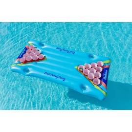 PoolCandy Inflatable Pool Party Pong; an Easy Set up Pool, Lake or Beach Pong Game. Perfect for Your Next BBQ, Pool or Beach Party. PoolCandy Inflatable Pool Party Pong; an Easy Set up Pool, Lake or Beach Pong Game. Perfect for Your Next BBQ, Pool or Beach Party.