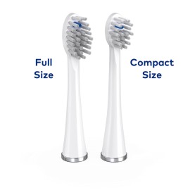 Waterpik Genuine Full Size Replacement Brush Heads With Covers for Sonic-Fusion Flossing Toothbrush SFFB-2EW, 2 Count White Waterpik Genuine Full Size Replacement Brush Heads With Covers for Sonic-Fusion Flossing Toothbrush SFFB-2EW, 2 Count White