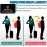 SaiTech IT 5 Pack RFID Blocking Card, One Card Protects Entire Wallet Purse, NFC Contactless Bank Debit Credit Card Protector ID ATM Guard Card Blocker-(Black)