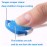 Tongue Brush, Tongue Scraper, Tongue Cleaner Helps Fight Bad Breath, 3 Tongue Scrapers, 3 Pack (Blue & Orange & Red)