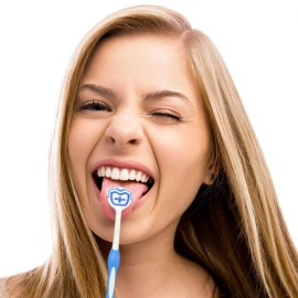Tongue Brush, Tongue Scraper, Tongue Cleaner Helps Fight Bad Breath, 3 Tongue Scrapers, 3 Pack (Blue & Orange & Red) Tongue Brush, Tongue Scraper, Tongue Cleaner Helps Fight Bad Breath, 3 Tongue Scrapers, 3 Pack (Blue & Orange & Red)
