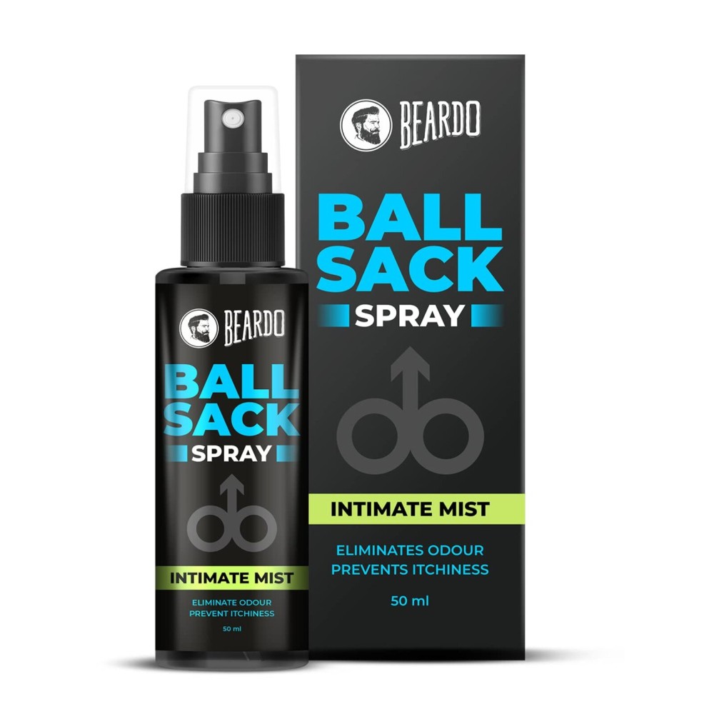 BEARDO Ball Sack Spray | Intimate Perfume Spray for Men | For Fresh, Dry Balls | Prevents Odour, itch, irritation in private parts 1.7Fl Oz BEARDO Ball Sack Spray | Intimate Perfume Spray for Men | For Fresh, Dry Balls | Prevents Odour, itch, irritation in private parts 1.7Fl Oz