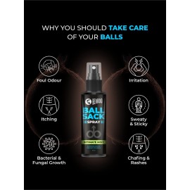 BEARDO Ball Sack Spray | Intimate Perfume Spray for Men | For Fresh, Dry Balls | Prevents Odour, itch, irritation in private parts 1.7Fl Oz  BEARDO Ball Sack Spray | Intimate Perfume Spray for Men | For Fresh, Dry Balls | Prevents Odour, itch, irritation in private parts 1.7Fl Oz
