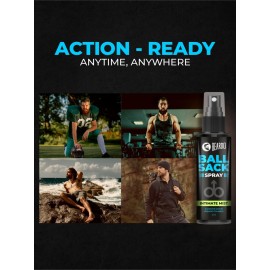 BEARDO Ball Sack Spray | Intimate Perfume Spray for Men | For Fresh, Dry Balls | Prevents Odour, itch, irritation in private parts 1.7Fl Oz  BEARDO Ball Sack Spray | Intimate Perfume Spray for Men | For Fresh, Dry Balls | Prevents Odour, itch, irritation in private parts 1.7Fl Oz