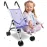 Anivia Stroller Toy Collection Doll Stroller Baby Doll Accessories for Toddlers 1-3Heart Design Gifts for Toddlers and Girls Toy Stroller