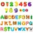 Magnetic Uppercase Letters and Numbers, Educational Learning Tool for Kids Word Recognition 39 Pieces Magnets Include 26 Colorful Alphabet Letters, 10 Numbers and 3 Symbols,Toddlers 3 4 5 Years Old